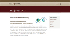 Desktop Screenshot of afa-niet2012.commstudies.txstate.edu