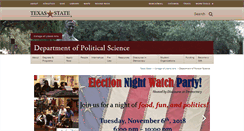 Desktop Screenshot of polisci.txstate.edu