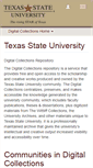 Mobile Screenshot of digital.library.txstate.edu