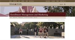 Desktop Screenshot of emm.txstate.edu