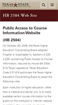 Mobile Screenshot of hb2504.txstate.edu