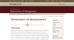 Desktop Screenshot of mgt.mccoy.txstate.edu