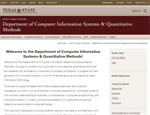 Tablet Screenshot of cis.txstate.edu