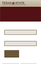 Mobile Screenshot of login.libproxy.txstate.edu