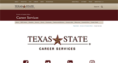 Desktop Screenshot of careerservices.txstate.edu