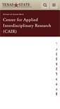 Mobile Screenshot of ccf.txstate.edu