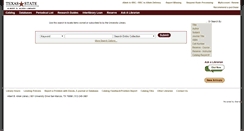 Desktop Screenshot of catalog.library.txstate.edu