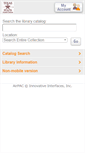 Mobile Screenshot of catalog.library.txstate.edu